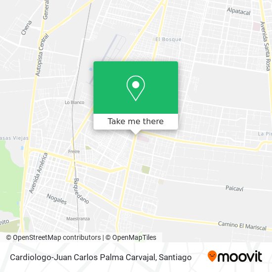 Cardiologo-Juan Carlos Palma Carvajal map