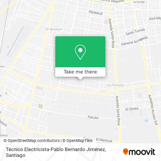 Mapa de Técnico Electricista-Pablo Bernardo Jiménez