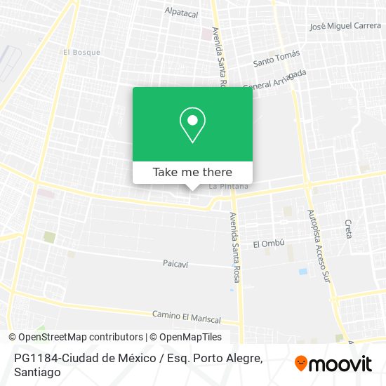 PG1184-Ciudad de México / Esq. Porto Alegre map