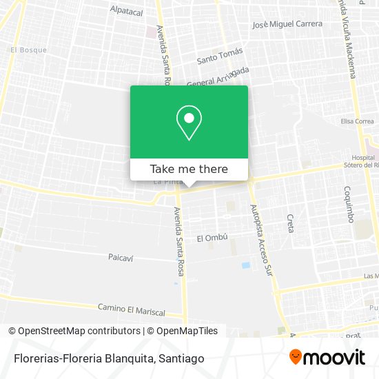 Florerias-Floreria Blanquita map