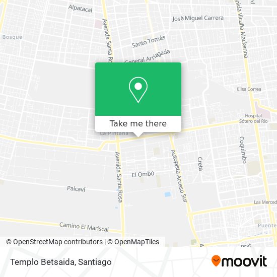 Templo Betsaida map