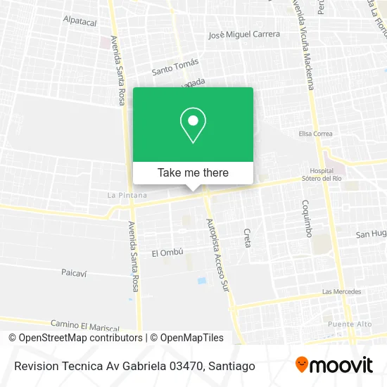 Mapa de Revision Tecnica Av Gabriela 03470