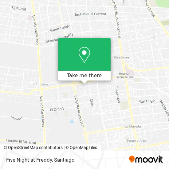 Five Night at Freddy map