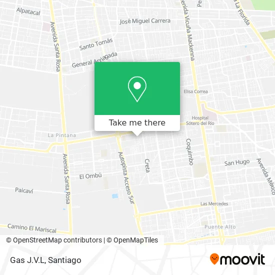 Gas J.V.L map
