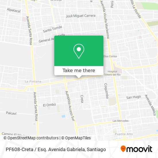 PF608-Creta / Esq. Avenida Gabriela map