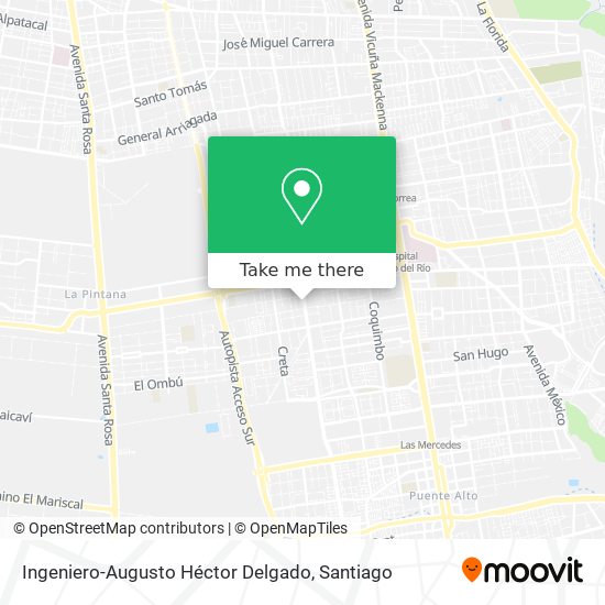 Ingeniero-Augusto Héctor Delgado map