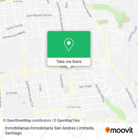 Inmobiliarias-Inmobiliaria San Andres Limitada map