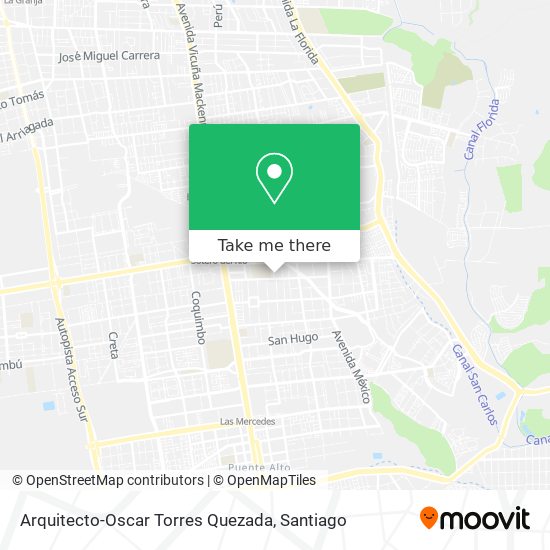 Mapa de Arquitecto-Oscar Torres Quezada