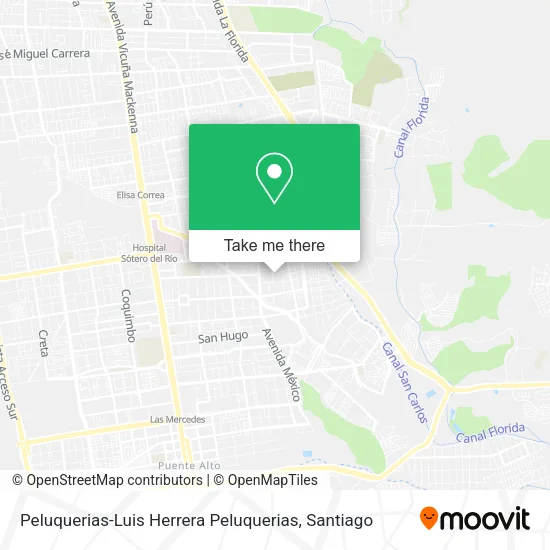 Peluquerias-Luis Herrera Peluquerias map