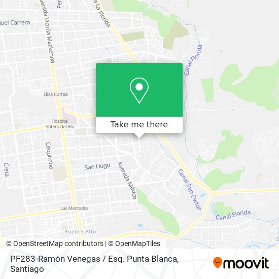 Mapa de PF283-Ramón Venegas / Esq. Punta Blanca