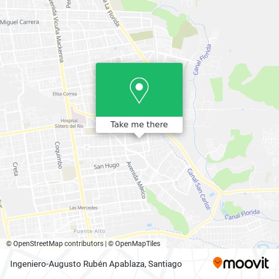 Ingeniero-Augusto Rubén Apablaza map