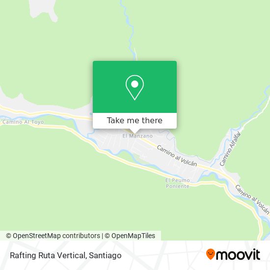 Rafting Ruta Vertical map