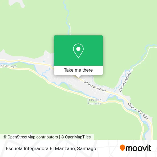 Escuela Integradora El Manzano map