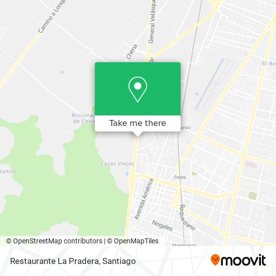 Restaurante La Pradera map