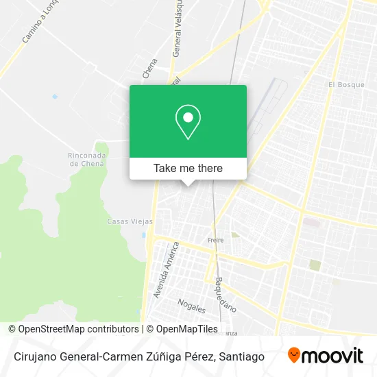 Cirujano General-Carmen Zúñiga Pérez map