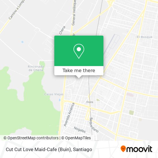 Mapa de Cut Cut Love Maid-Cafe (Buin)