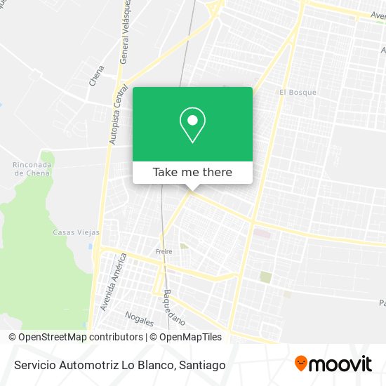 Servicio Automotriz Lo Blanco map