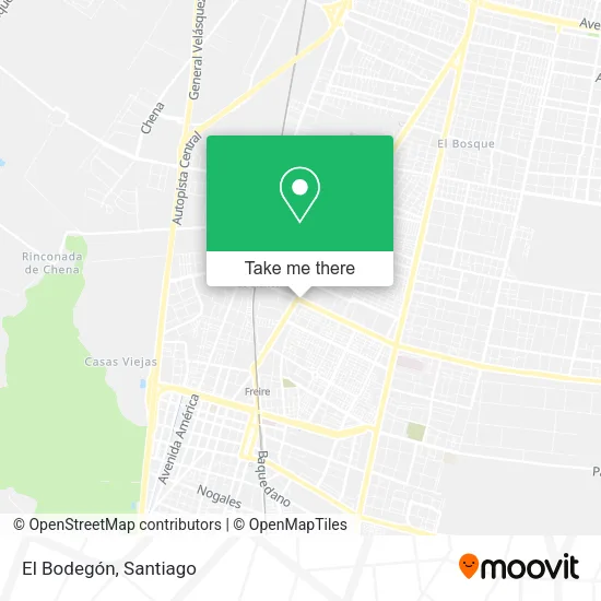 El Bodegón map
