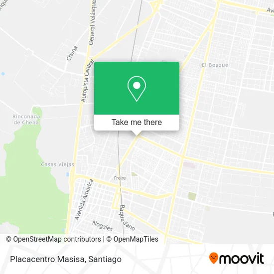 Placacentro Masisa map