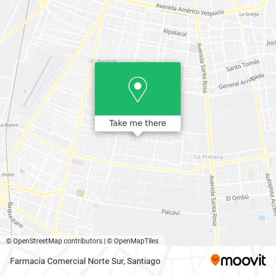 Farmacia Comercial Norte Sur map