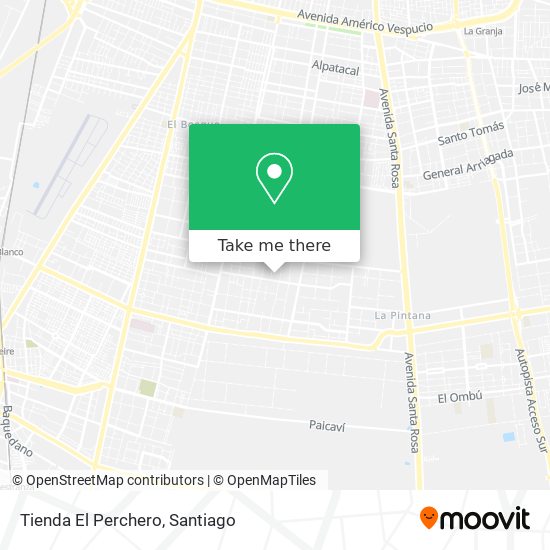 Mapa de Tienda El Perchero