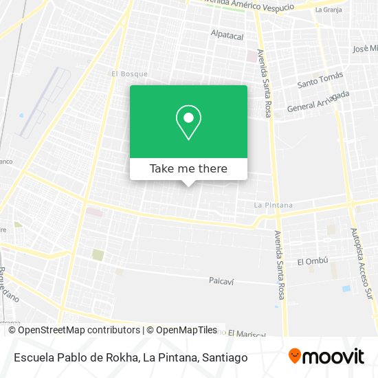 Escuela Pablo de Rokha, La Pintana map