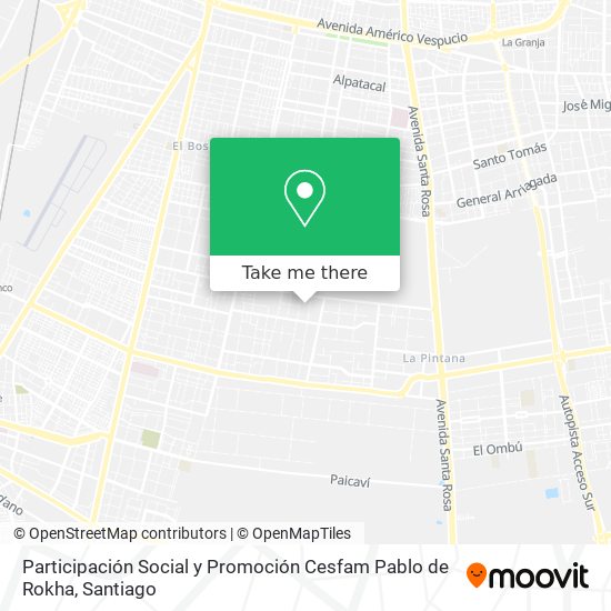 Mapa de Participación Social y Promoción Cesfam Pablo de Rokha