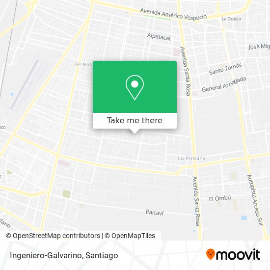 Ingeniero-Galvarino map