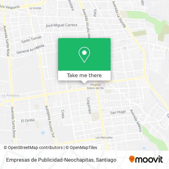 Empresas de Publicidad-Neochapitas map