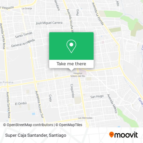 Super Caja Santander map