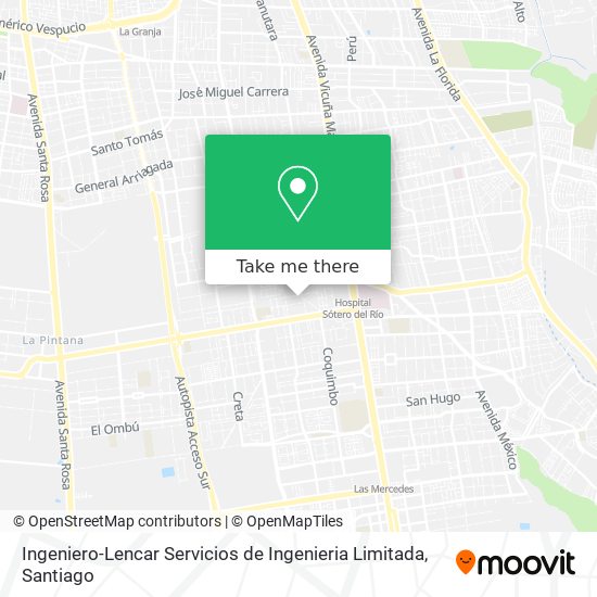 Ingeniero-Lencar Servicios de Ingenieria Limitada map