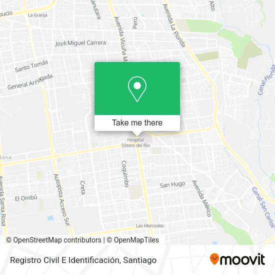 Registro Civil E Identificación map