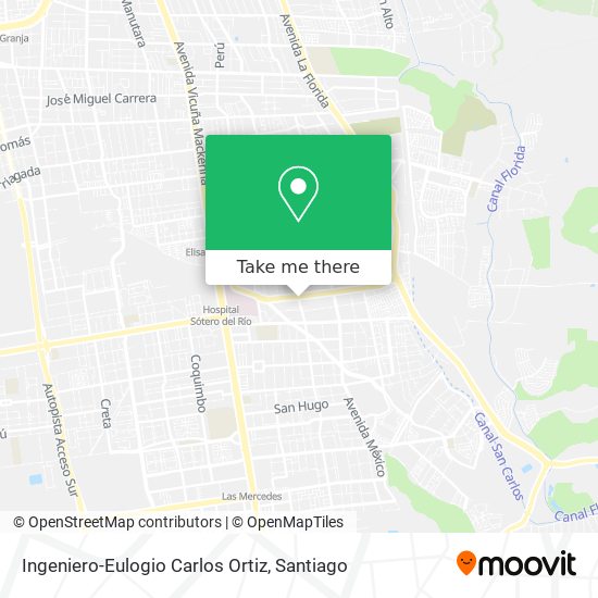 Ingeniero-Eulogio Carlos Ortiz map