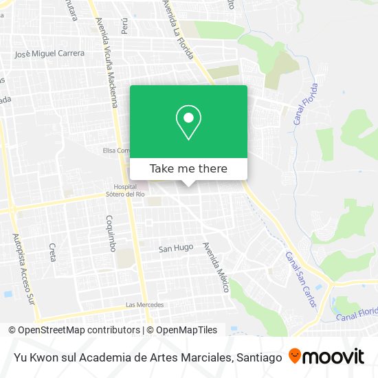Yu Kwon sul Academia de Artes Marciales map