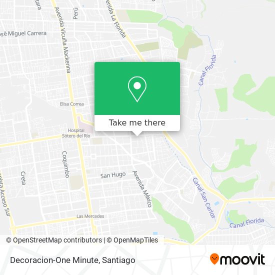 Mapa de Decoracion-One Minute