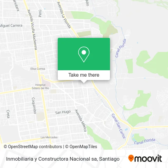 Inmobiliaria y Constructora Nacional sa map