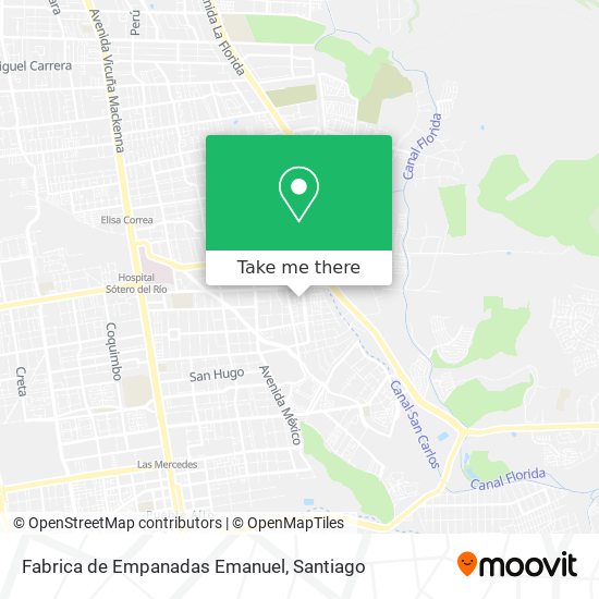 Fabrica de Empanadas Emanuel map