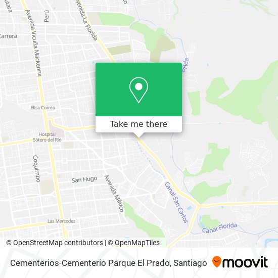 Cementerios-Cementerio Parque El Prado map