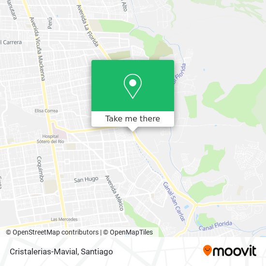 Mapa de Cristalerias-Mavial