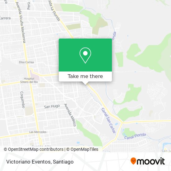 Victoriano Eventos map