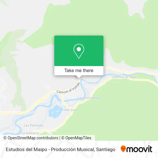 Estudios del Maipo - Producción Musical map