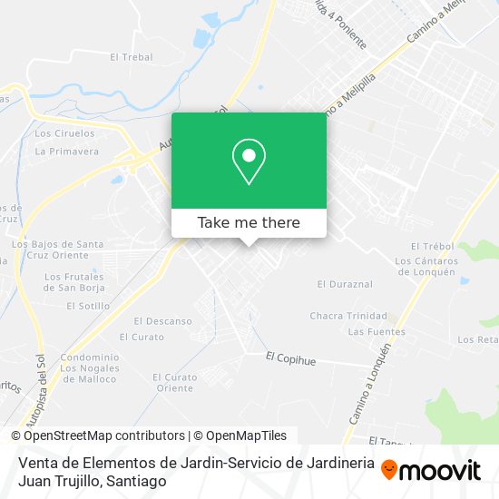 Venta de Elementos de Jardin-Servicio de Jardineria Juan Trujillo map