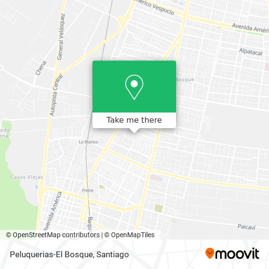 Peluquerias-El Bosque map