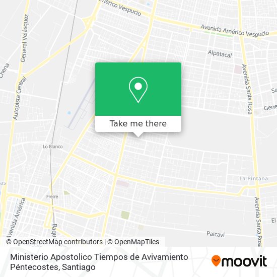 Ministerio Apostolico Tiempos de Avivamiento Péntecostes map