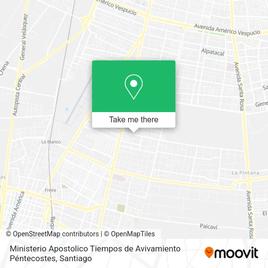 Ministerio Apostolico Tiempos de Avivamiento Péntecostes map