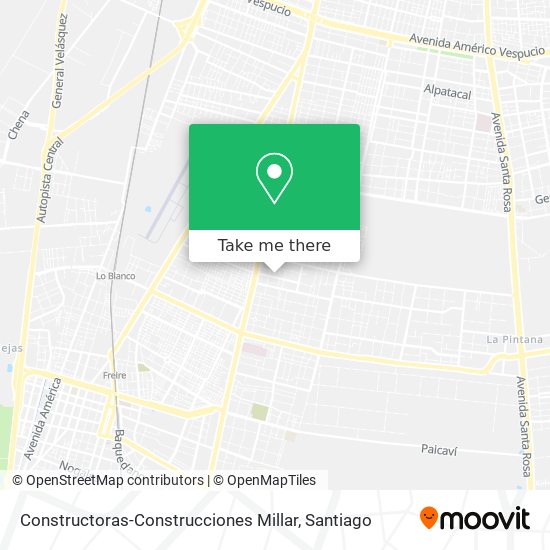 Constructoras-Construcciones Millar map