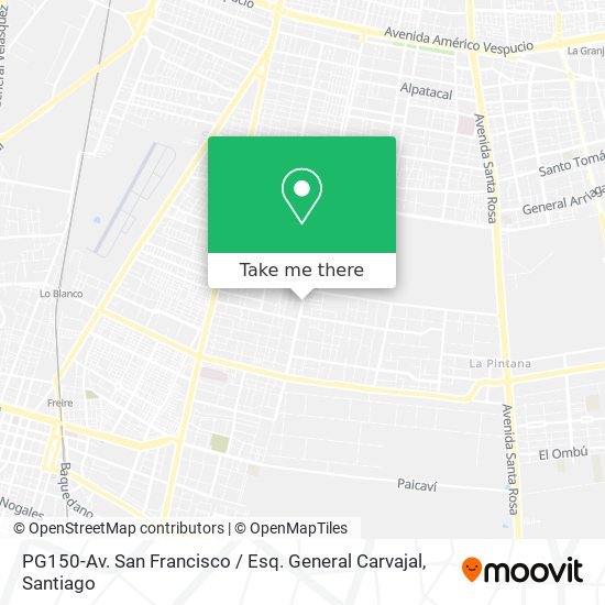 PG150-Av. San Francisco / Esq. General Carvajal map