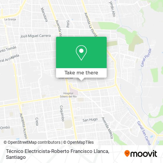Mapa de Técnico Electricista-Roberto Francisco Llanca