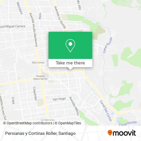 Persianas y Cortinas Roller map