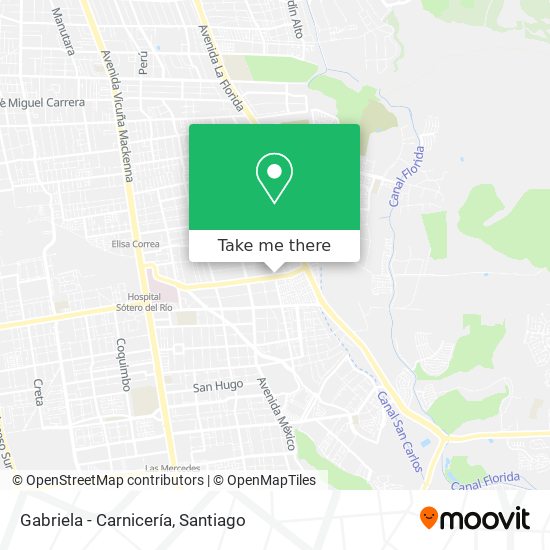 Gabriela - Carnicería map
